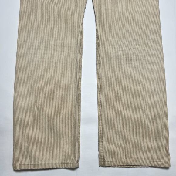 Citizens of Humanity COH SID Straight Leg Jeans SIZE 30 x 30 Beige Striped USA - Picture 10 of 10